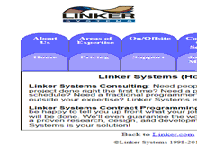 Tablet Screenshot of linkersystems.com